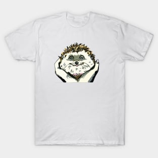 Hedgehog hand warmer T-Shirt